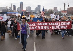 <p>Protestas a favor de la inmigración y contra las políticas de Trump. (Minnesota, Estados Unidos).</p>