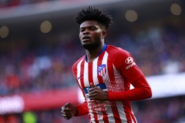 <p>El futbolista Thomas Partey jugando con el Atlético de Madrid.</p>