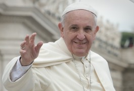 <p>El papa Francisco en 2014, en la canonización de San Juan XXIII y San Juan Pablo II.</p>