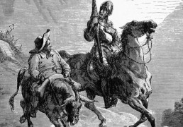 <p>Sancho Panza y Don Quijote en una ilustración de Gustave Doré (1863).</p>