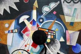 <p>Fragmento de 'Un centro' de Wassily Kandinsky (1924).</p>