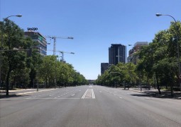 <p>Paseo de la Castellana (Madrid) el pasado 20 de junio.</p>