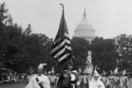 <p>Desfile del Ku Klux Klan en Washington D.C., el 13 de septiembre de 1926. </p>