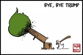 <p>Bye, bye, Trump.</p>