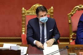 <p>Conte en el Senado el pasado martes 19 de enero.</p>