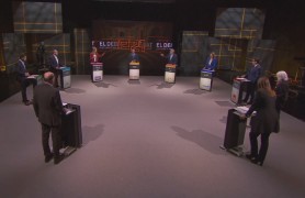 <p>Debate electoral entre los candidatos a la Generalitat de los grupos con representación parlamentaria en TV3.</p>