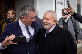 <p>El expresidente brasileño Lula da Silva, durante su visita a diferentes países europeos (Berlín, 2020).</p>