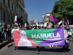 <p>Marcha del pasado 8 de Marzo en San Salvador.</p>