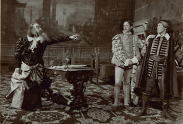 <p>Una representación de 'El mercader de Venecia' en Nueva York, a finales del s.XIX o inicios del XX.</p>