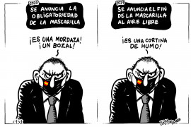 <p>Los obtusos y las mascarillas.</p>