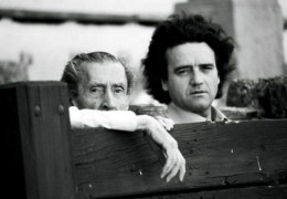 <p>José Bergamín junto a Manuel Arroyo en un imagen sin datar.</p>