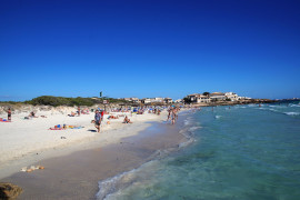 <p>La playa de Es Trenc (Mallorca) en 2014.</p>
