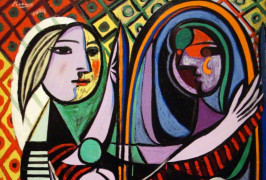 <p>Detalle del cuadro Mujer frente al espejo de Pablo Picasso.</p>