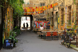 <p>Una callejuela de Berlín (Alemania).</p>