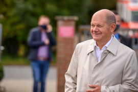 <p>Olaf Scholz, el candidato del SPD a las elecciones alemanas.</p>