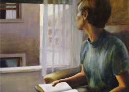<p>Mujer leyendo, de Deborah DeWit.</p>