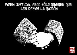 <p><em>Justicia vs. razón.</em></p>