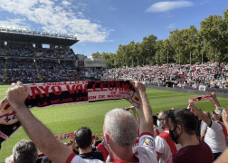 <p>La afición SD Europe durante un partido.</p>