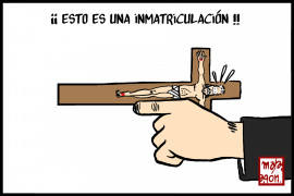 <p><em>Atraco en la Iglesia.</em></p>