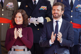 <p>Isabel Díaz Ayuso y Pablo Casado en el inicio de legislatura.</p>