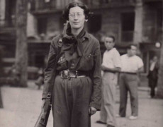 <p>Simone Weil como miembro de la Columna Durruti en 1936.</p>