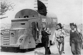 <p>Milicianas de la Columna Durruti en 1936, durante la Guerra Civil.</p>