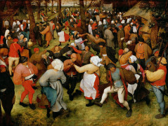 <p>'Baile de boda'. Pieter Brueghel (1566), Instituto de Artes de Detroit.</p>