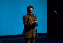 <p>Rafael Jiménez 'Falo' durante una actuación en 2019.</p>