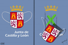 <p>Castilla y León, PP, Vox, mascarillas </p>