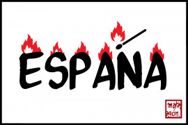 <p>España se quema.</p>