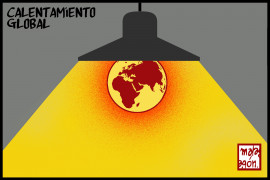 <p>Calentamiento global.</p>