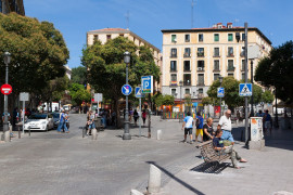 <p>La plaza de Lavapiés en 2014. <strong>/ Liberal Humanist </strong></p>