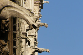 <p>Gárgolas de la catedral de Notre-Dame (París).</p>