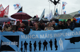 <p>Manifestación del movimiento Nunca Máis en 2012. </p>
