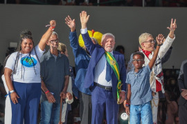 <p>Lula, durante el acto de toma de posesión de la presidencia del pasado 1 de enero. </p>