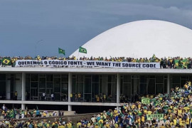 <p>Ocupación del Congreso brasileño el pasado 8 de marzo.</p>