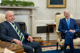 <p>Lula da Silva y Joe Biden, durante la visita del presidente brasileño al despacho oval del pasado 10 de febrero. </p>