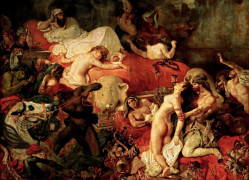 <p><em>La muerte de Sardanápalo </em>(1827) <strong>/ Eugène Delacroix</strong></p>