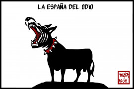 <p><em>La España del odio</em>./ <strong>Malagón</strong></p>