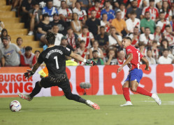 <p>Molina se estrena como goleador esta campaña. / <strong>Álvaro Campo (Club Atlético de Madrid)</strong></p>