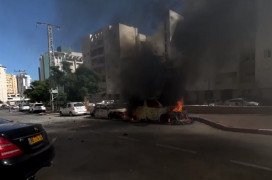 <p>Israel y milicias de Gaza entran en guerra tras el ataque múltiple de Hamás. / <strong>EFE (Youtube)</strong></p>
