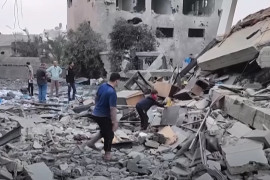 <p>Edificio destruido por los bombardeos israelíes, el pasado 24 de octubre. <strong>/ RTVE</strong></p>