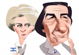<p><em>Ursula Von der Leyen y Golda Meir. </em>/ <strong>Grañena</strong></p>