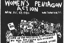 <p>Poster de la Women's Pentagon Action. / <strong>Yolanda V. Fundora</strong></p>