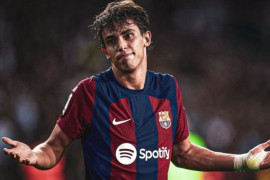 <p>João Felix, durante un partido con el FC Barcelona. / <strong>Instagram (@joaofelix79)</strong></p>