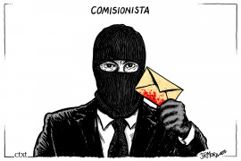<p><em>Comisionistas.</em> / <strong>J.R. Mora</strong></p>