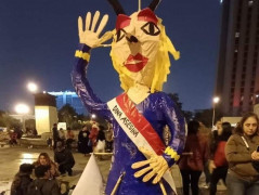 <p>Protestas en Lima contra Dina Boluarte. / <strong>Ángela Villón Bustamante</strong></p>