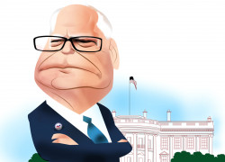 <p>Tim Walz. / <strong>Luis Grañena</strong></p>