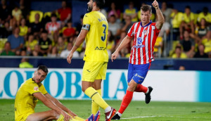 <p>Sorloth celebra su primer gol en el partido ante el Villareal. / <strong>Club Atlético de Madrid</strong></p>