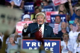 <p>Donald Trump en un mitin en Prescott Valley (Arizona) durante la campaña electoral de 2016 / <strong>Gage Skidmore</strong></p>